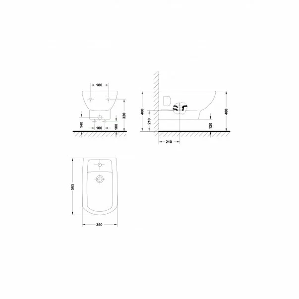 Bideu suspendat Gala Smart 56.5x35 [2]