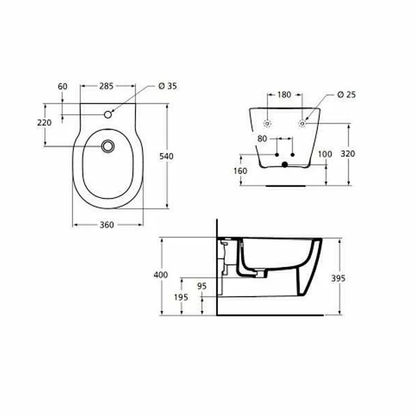 Bideu suspendat Ideal Standard Connect [2]