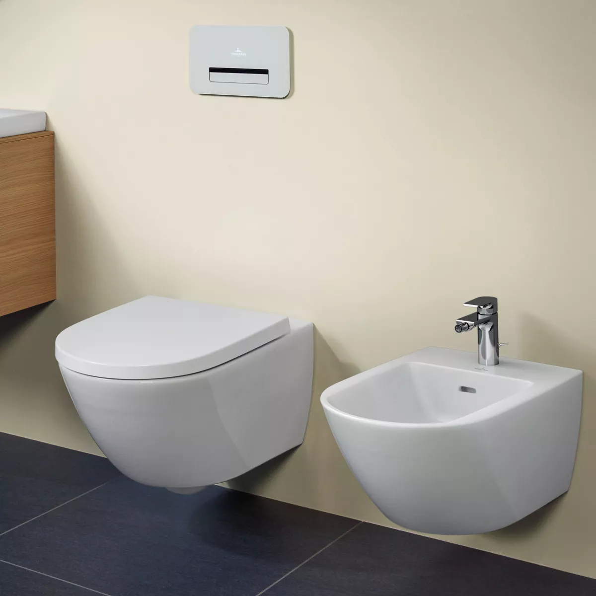 Bideu Villeroy & Boch Subway 2.0, suspendat, CeramicPlus, alb, 540000R1 [8]