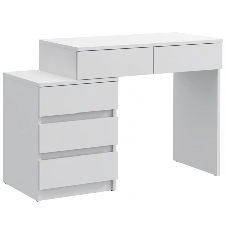 Mobila - Birou compact Gamma T1 cu 5 sertare, 90x47x78 cm, montaj stanga/dreapta