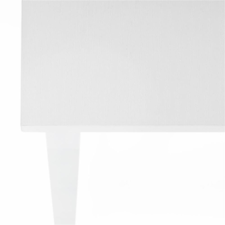 Birou cu blat MDF si cadru metalic, 100x50x76 cm, alb [13]