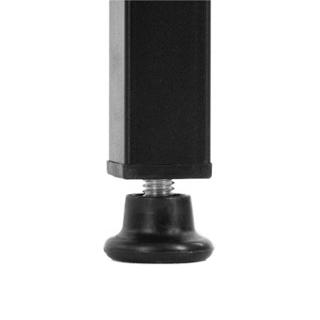 Birou cu blat MDF si rafturi laterale, cadru metalic, 120x48x122 cm, negru [12]