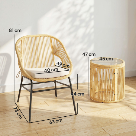  bistro mobilier ratan polyrattan [2]