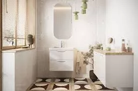 Blat lavoar Defra, 1106 x 457 x 32 mm, mat, maro, 001-F-11022 [2]