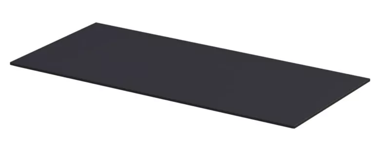 Blaturi lavoar - Blat lavoar Oristo Uni, 1000 x 459 mm, mat, negru, 00-BU-100-8