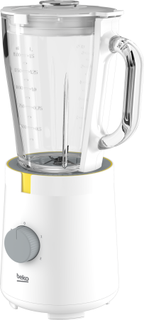 Blender Beko TBN62608W, 600 W, 1.5 L, 2 viteze, Functie zdrobire gheata, Alb [1]