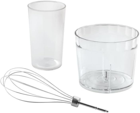 Blender de mana 3 in 1 Russell Hobbs 27140-56 Desire, 500W, 2 viteze + puls, vas tocare 500ml, fara BPA, Rosu [3]