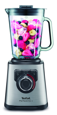 Bucatarie - Blender de mare viteza Perfectmix+ BL811D38, 1300 W, tehnologie Powelix, 6 lame inox, 3 programe inteligente, efect ciclonic, 2 L, gri