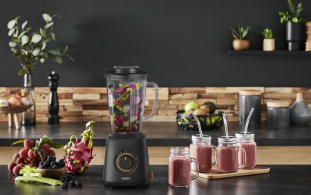 Blender Eco Respect BL46EN38, 800 W, 4 lame inox, Smart lock, negru [5]