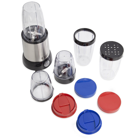 Blender Russell Hobbs Nutri Boost, 700W, recipient sport 600ml, lame inox, capac etans, negru [2]