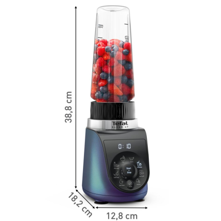 Blender Tefal Blend Up BL19H4F0, 1000W, recipiente portabile de 400 ml / 700 ml, 8 programe automate, 6 lame Powelix detasabile, functie auto curata [3]