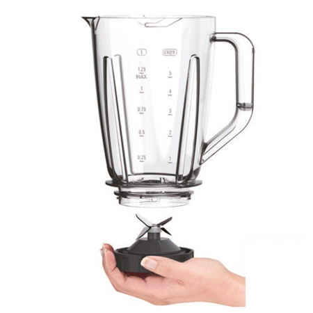 Blender Tefal BlendForce 2 BL420131, 600W, 4 lame, 2 trepte viteza, 2L, Alb [2]