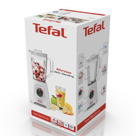 Blender Tefal BlendForce 2 BL420131, 600W, 4 lame, 2 trepte viteza, 2L, Alb [7]