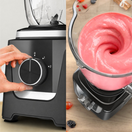 Blender Tefal Blendforce BL5958F0, 800 W, 1.9 L, 2 trepte viteza + Pulse, 6 lame Powelix 3D, tehnologie Powelix Cyclonic, vas din sticla termorezisten [8]