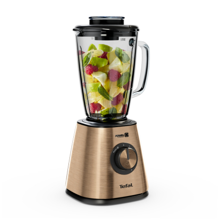 Blender Tefal Blendforce Coppertinto BL439G10, 800W, 1.25 L, Tehnologie Powelix, recipient din sticla termo-rezistent, lame detasabile, functie zdr [2]