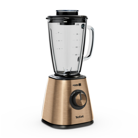 Blender Tefal Blendforce Coppertinto BL439G10, 800W, 1.25 L, Tehnologie Powelix, recipient din sticla termo-rezistent, lame detasabile, functie zdr [1]