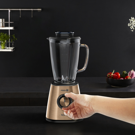 Blender Tefal Blendforce Coppertinto BL439G10, 800W, 1.25 L, Tehnologie Powelix, recipient din sticla termo-rezistent, lame detasabile, functie zdr [7]