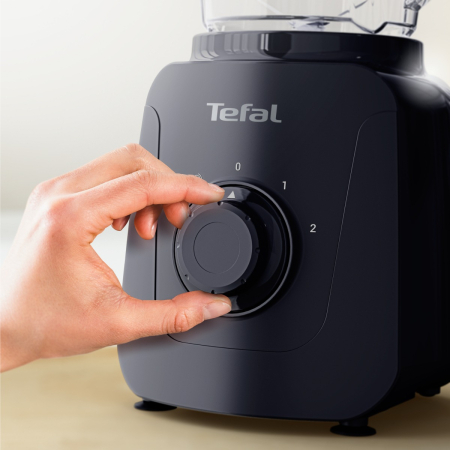 Blender Tefal Blendforce Essential BL4118F0, 450 W, 1 L, 2 trepte viteza, 4 lame inox, tocator inclus, functie zdrobire gheata, negru [8]