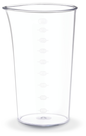 Blender vertical DailyMix HB533138, 600 W, o treapta de viteza, tocator 0.5 L, tel, protectie antistropire, maner ergonomic, recipient 0.8 L, alb [3]