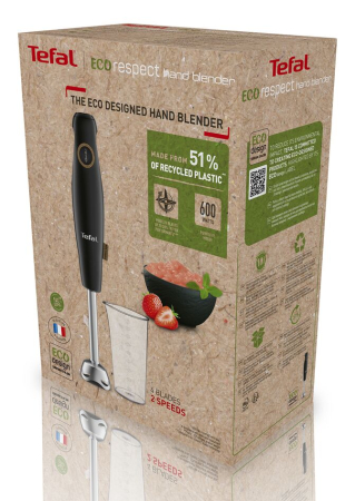 Blender vertical Eco Respect HB46E838, 600 W, lame Powelix, 2 trepte viteza, negru [6]