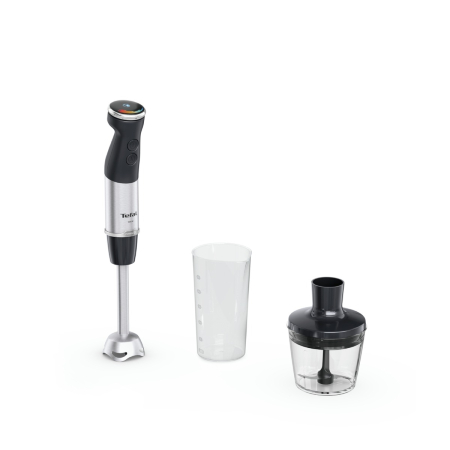 Blender vertical Tefal Quickchef+ HB672830, 1000 W, tehnologie Powelix, functie turbo, 20 viteze, mod silentios, tocator 0.5 L, recipient 0.8 L, negru [6]