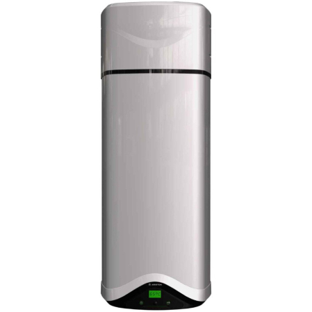 Boilere - Boiler cu Pompa de Caldura Monobloc Ariston NUOS EVO A+ 80 WH, 80 Litri, Clasa A+, Display LCD, Cazan din otel emailat cu titan, Alb
