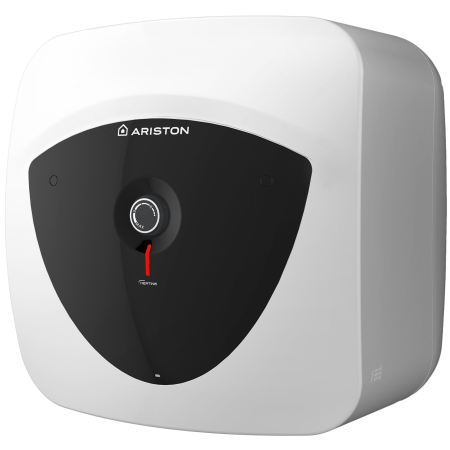 Instalatii sanitare, termice & climatizare - Boiler electric Ariston Andris Elite 10/5 EU, 10l, 1200W, Afisaj LED, Montare deasupra chiuvetei, Rezervor emailat, Alb