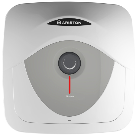 Instalatii sanitare, termice & climatizare - Boiler electric Ariston Andris RS 10/5 EU, 10l, 1200W, Termostat imersat, Montare deasupra chiuvetei, Rezervor emailat, Alb