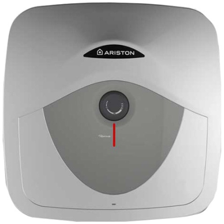 Instalatii sanitare, termice & climatizare - Boiler electric Ariston Andris RS 10U/5 EU, 10l, 1200W, Termostat imersat, Montare sub chiuveta, Rezervor emailat, Alb