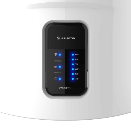 Boiler electric Ariston Lydos WiFi 50, 1800 W, 50l, conectivitate Wi-Fi, Tehnologie WaterPlus, Eco Evo, TitanShield, Rezervor emailat cu Titan, Alb [3]