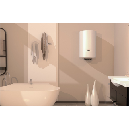 Boiler electric Ariston Pro 1 Eco 50, 1800 W, 50l, Afisaj LED, Tehnologie WaterPlus, Eco Evo, TitanShield, Functie T-MAX, Rezervor emailat cu Titan, Alb [3]