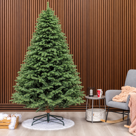 Brazi artificiali - Brad artificial Christmas Deluxe, Alaska, verde, mix 2D+3D, 230 cm