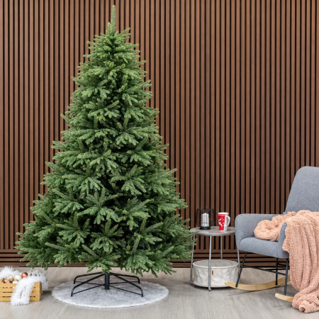 Brazi artificiali - Brad artificial Christmas Deluxe, Alpine, verde, integral 3D, 230 cm