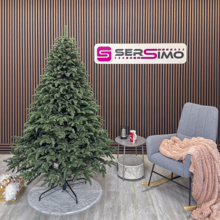 Brad artificial Christmas Deluxe by Sersimo, Alaska, verde, mix 2D+3D, 210 cm [1]
