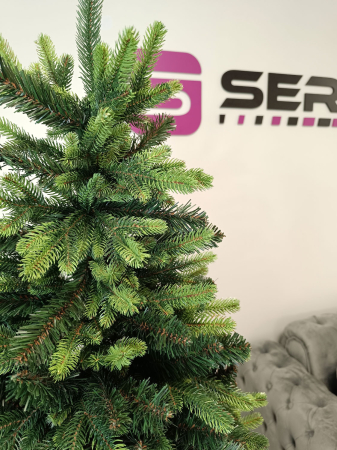 Brad artificial Christmas Deluxe by Sersimo, Carpati cu varfuri verzi, 2D+3D, 180cm [4]