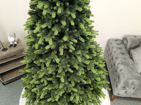 Brad artificial Christmas Deluxe by Sersimo, Carpati cu varfuri verzi, 2D+3D, 210cm [4]