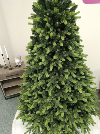 Brad artificial Christmas Deluxe by Sersimo, Carpati cu varfuri verzi, 2D+3D, 210cm [19]