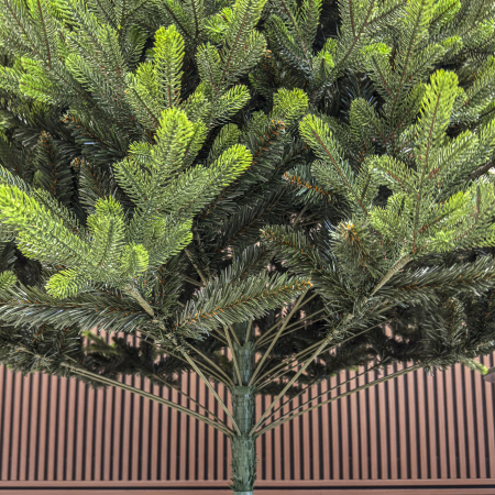 Brad artificial Christmas Deluxe, Carpati cu varfuri verzi, 2D+3D, 250cm [12]
