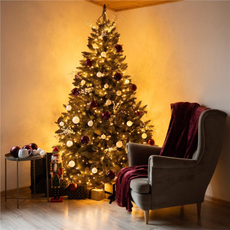 Brad artificial Christmas Deluxe by Sersimo, Caucazian Premium, 2D, 220cm [38]