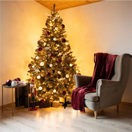 Brad artificial Christmas Deluxe by Sersimo, Caucazian Premium, 2D, 220cm [37]