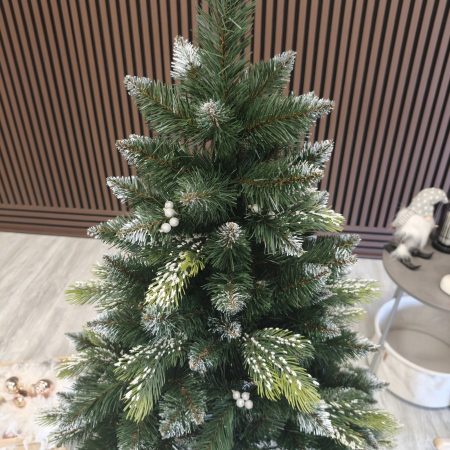 Brad artificial Christmas Deluxe, Diamant, 2D+3D, 150cm [12]