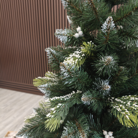 Brad artificial Christmas Deluxe, Diamant, 2D+3D, 150cm [7]