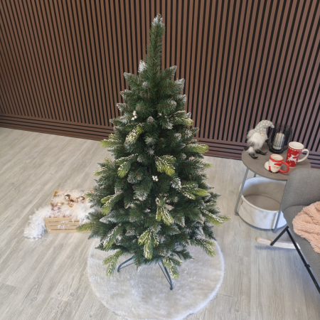 Brad artificial Christmas Deluxe, Diamant, 2D+3D, 150cm [1]