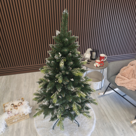 Brad artificial Christmas Deluxe, Diamant, 2D+3D, 150cm [5]