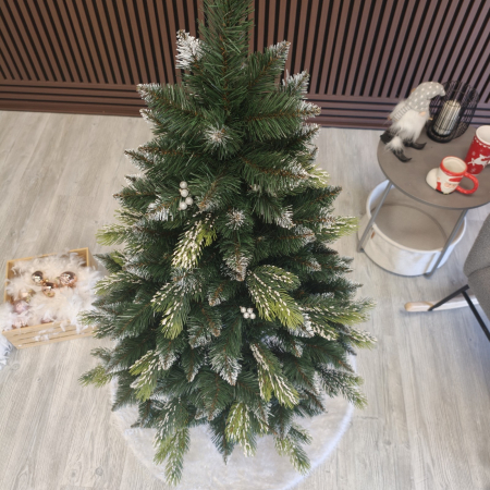Brad artificial Christmas Deluxe, Diamant, 2D+3D, 150cm [9]