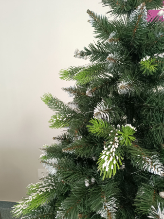 Brad artificial Christmas Deluxe, Diamant, 2D+3D, 180cm [6]