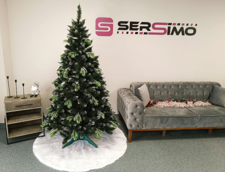 Brad artificial Christmas Deluxe by Sersimo, Diamant, 2D+3D, 200cm [14]