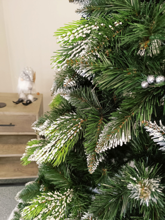 Brad artificial Christmas Deluxe, Diamant, 2D+3D, 250cm [10]
