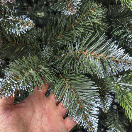 Brad artificial Christmas Deluxe, Diamant, 2D+3D, 250cm [6]