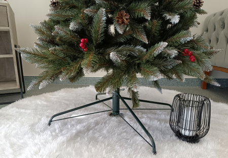 Brad artificial Christmas Deluxe, Frasin de Munte, 2D, 150cm [6]